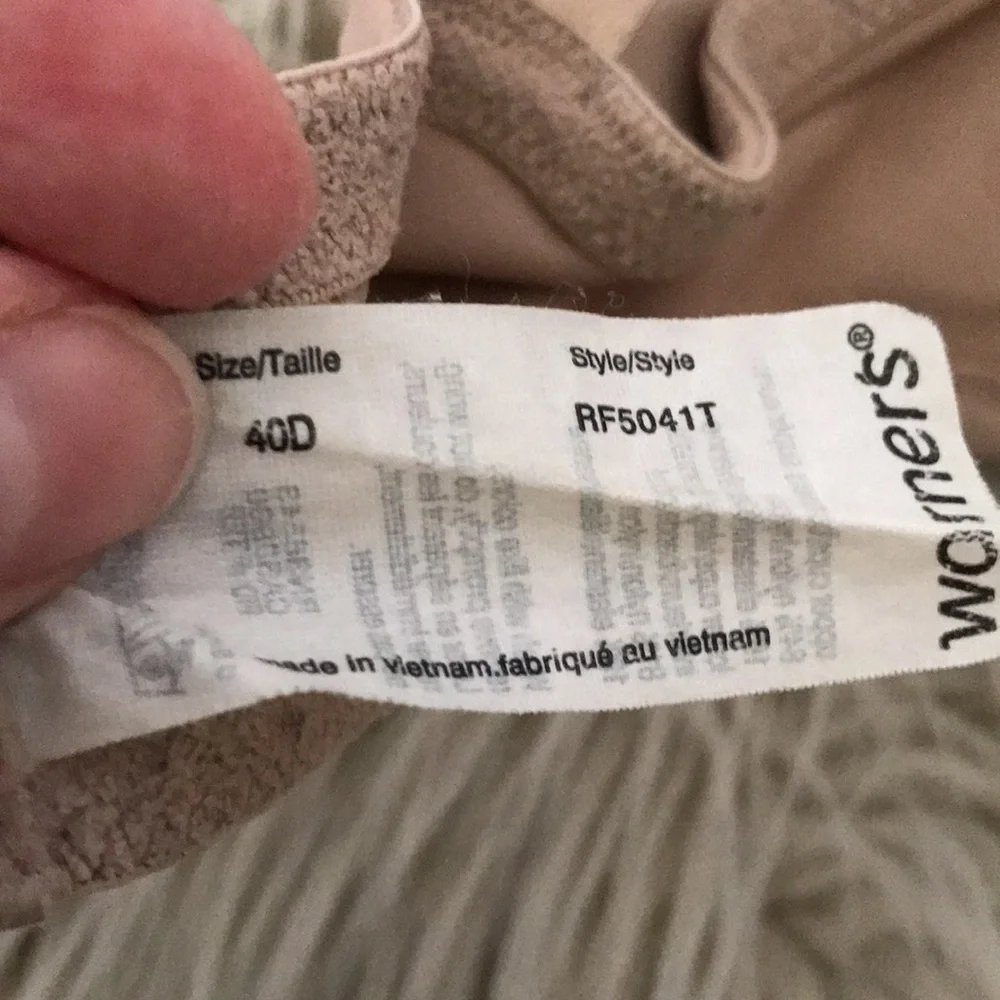 WARNERS Smooth FX Floral-Mesh Trim Tan  Bra | 40D